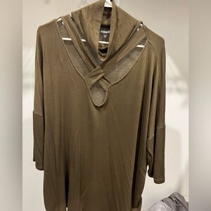 Express high neck lightweight sweater